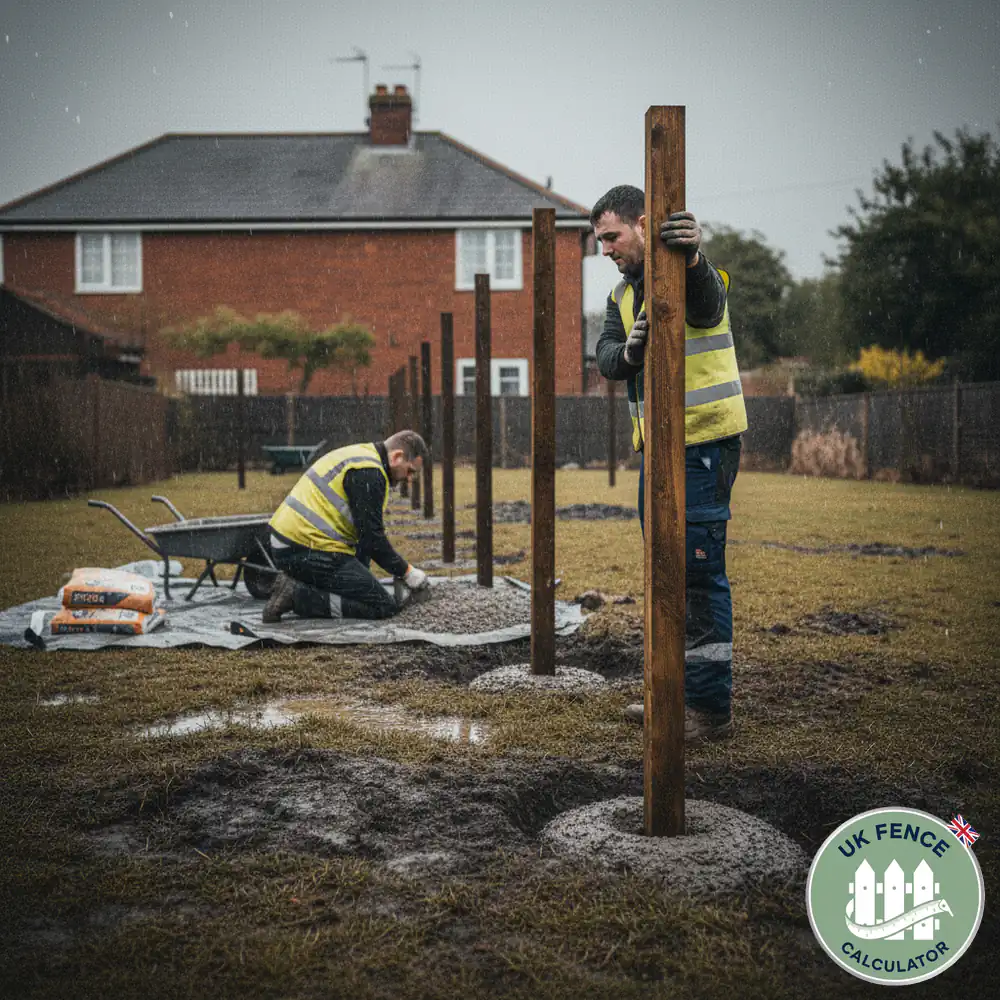 Days 1-2: Post Installation - UK Fence Installation